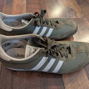 Adidas Dragon Authentic Shoes Size 10.5 Olive Green